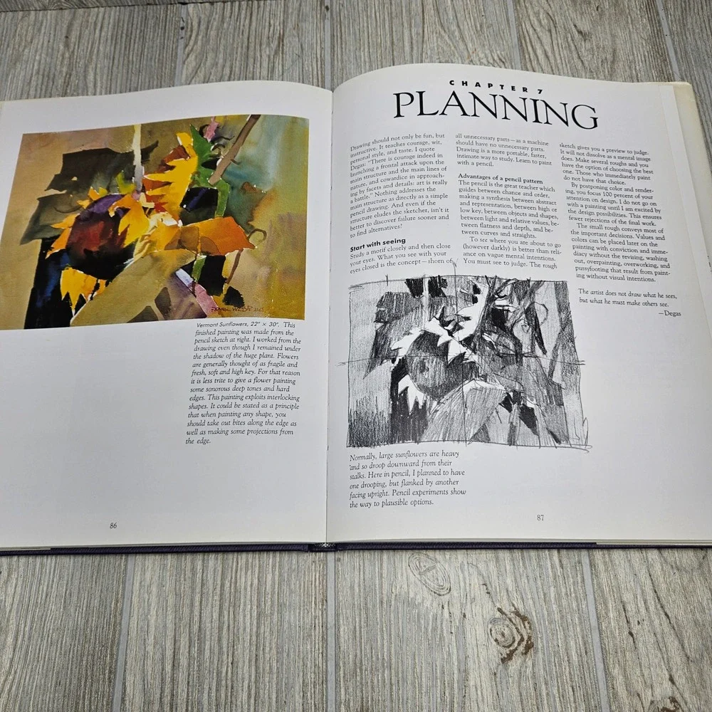 Webb on Watercolor Frank Webb‎ First Edition Hardcover 1990 Art Instruction Book